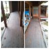 和室水洗いと縁甲板/木製建具あく洗い